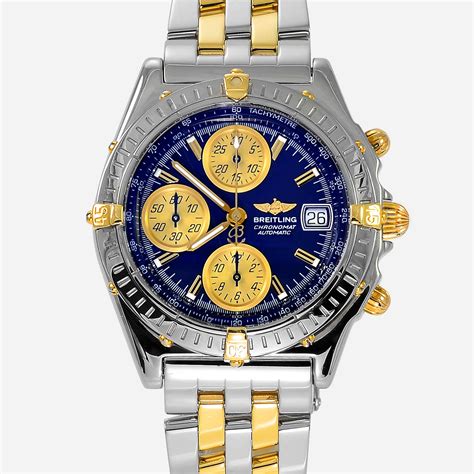 13350 breitling armbanduhr gold stahl|Breitling Chronomat B13350 .